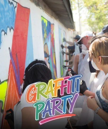 Indoor Team Building EN 22 Grafitti Party